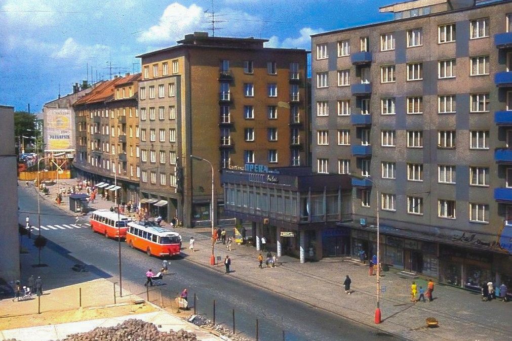 Horní náměstí při přestavbě