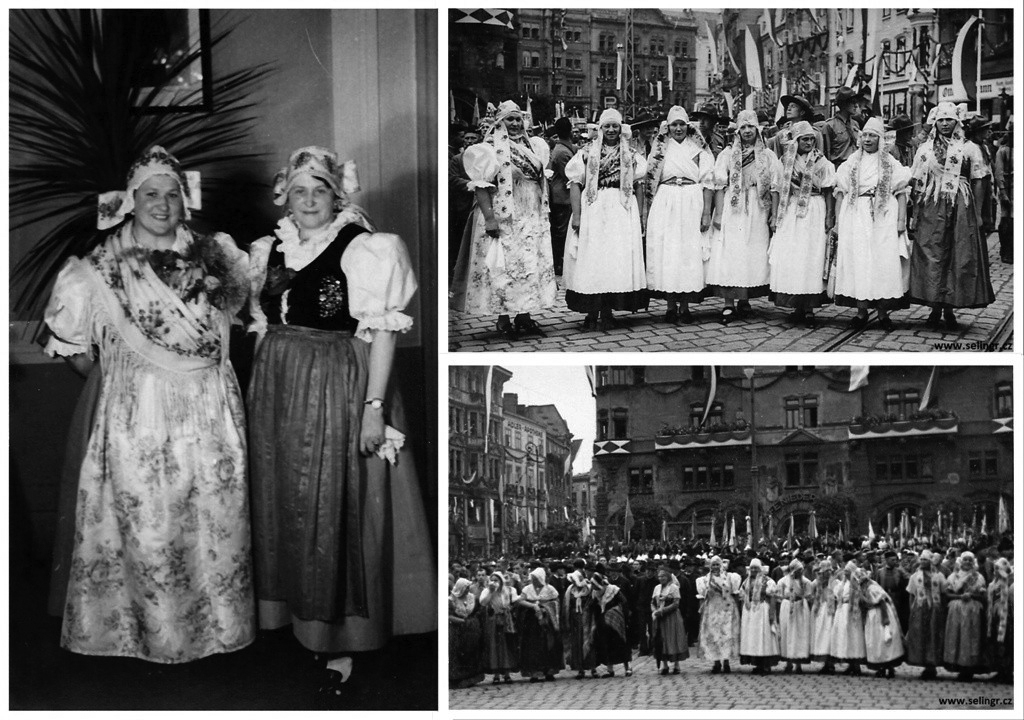 Vítání prezidenta Edvarda Beneše v Opavě v srpnu 1937