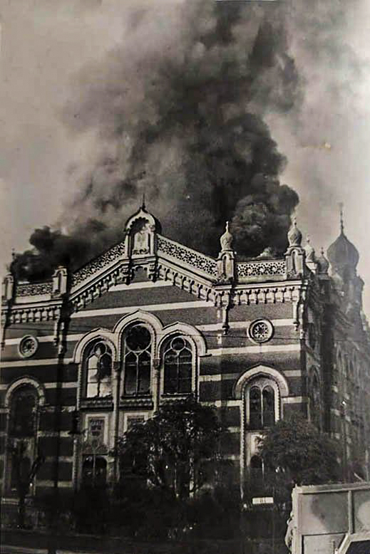 Vypálení opavské synogogy 10. listopadu 1938 