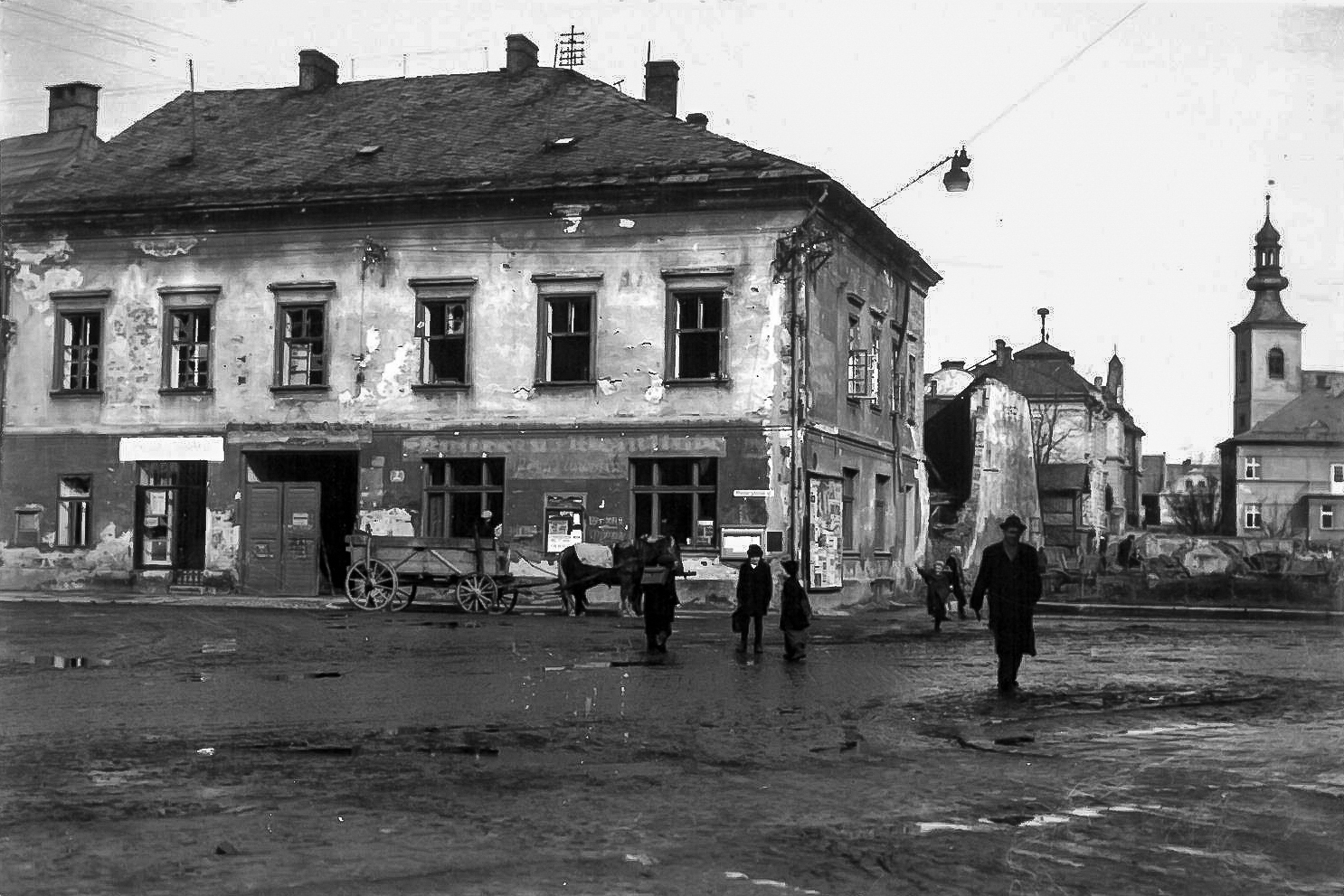 Poválečný stav Ratibořské ulice