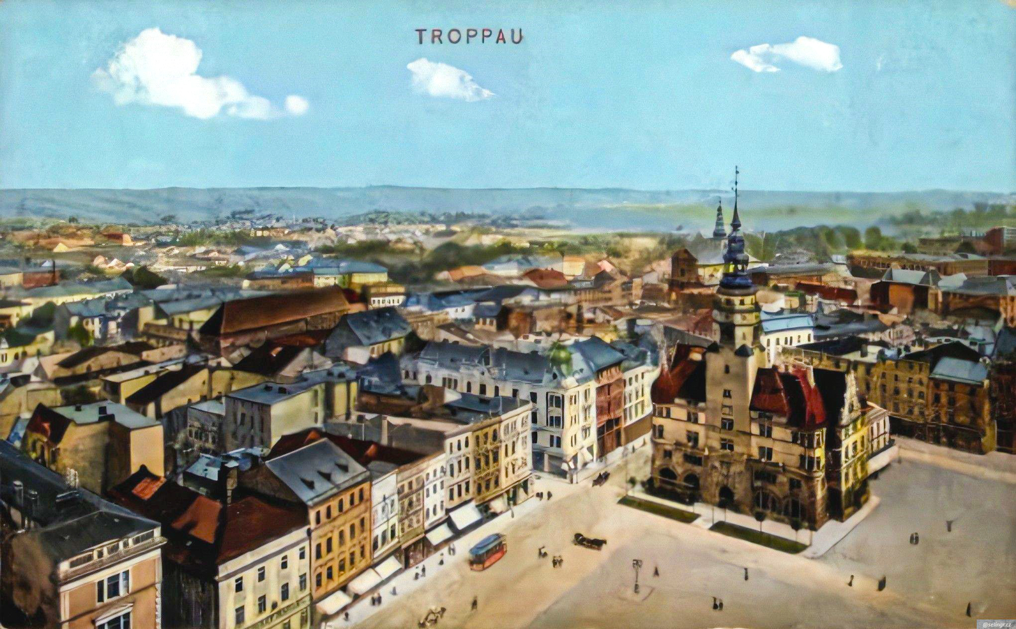 Pohled z konkatedrály v roce 1913