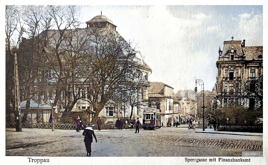 Ostrožná ulice směrem k centru města